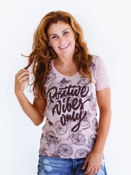 T-shirt Positive Vibes Only BIKE 260